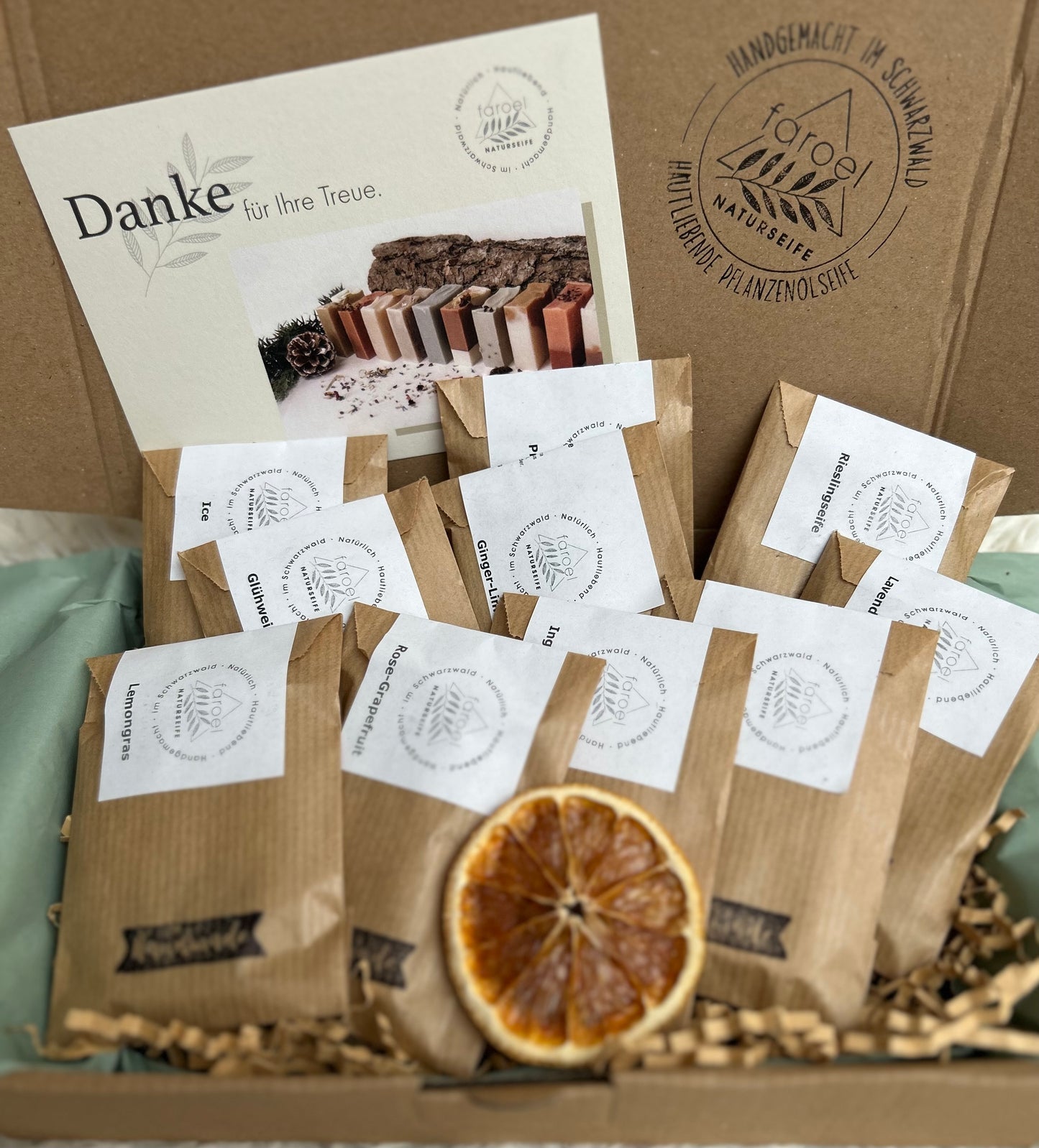 Geschenkbox 'Lieblingsseifen Weihnachten'