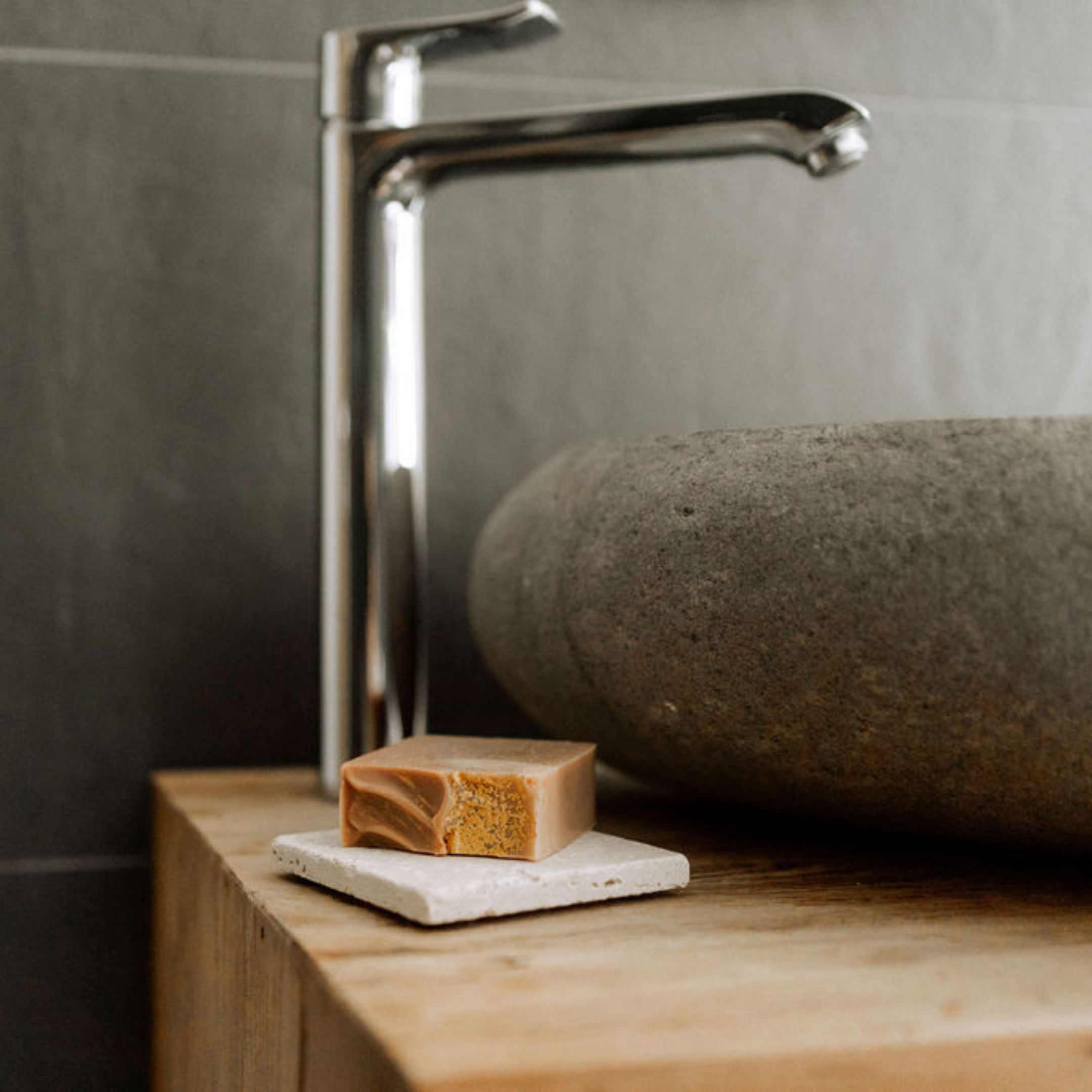 Seifenablage aus Stein