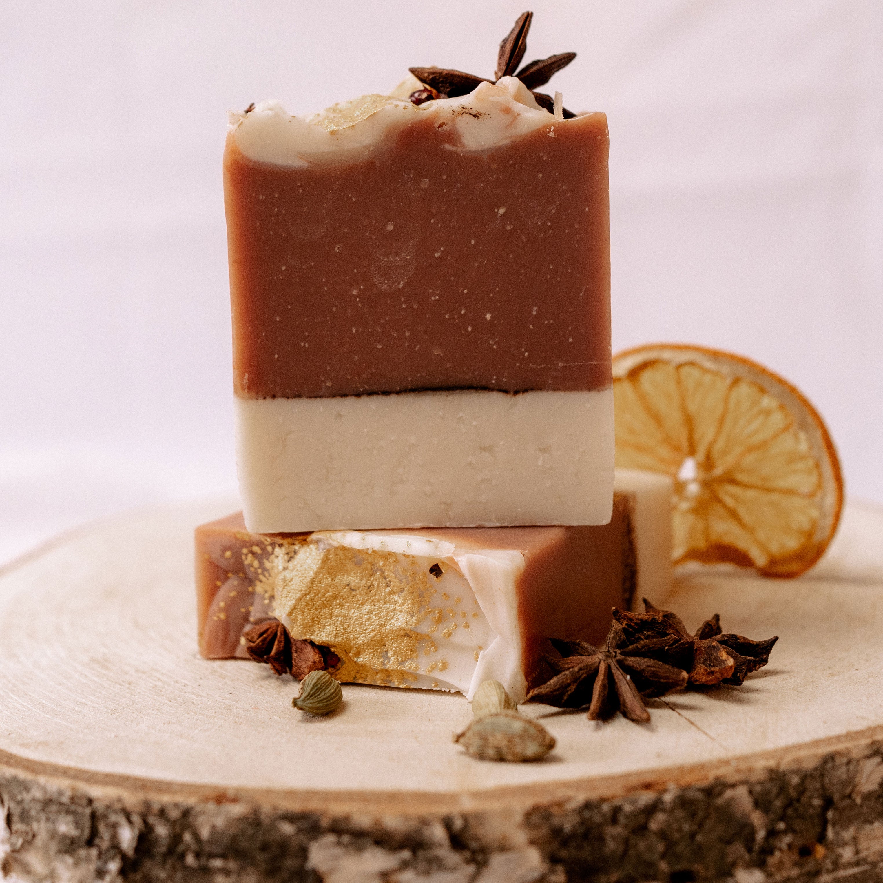 Nachhaltige Hand- und Körperseife Glühwein