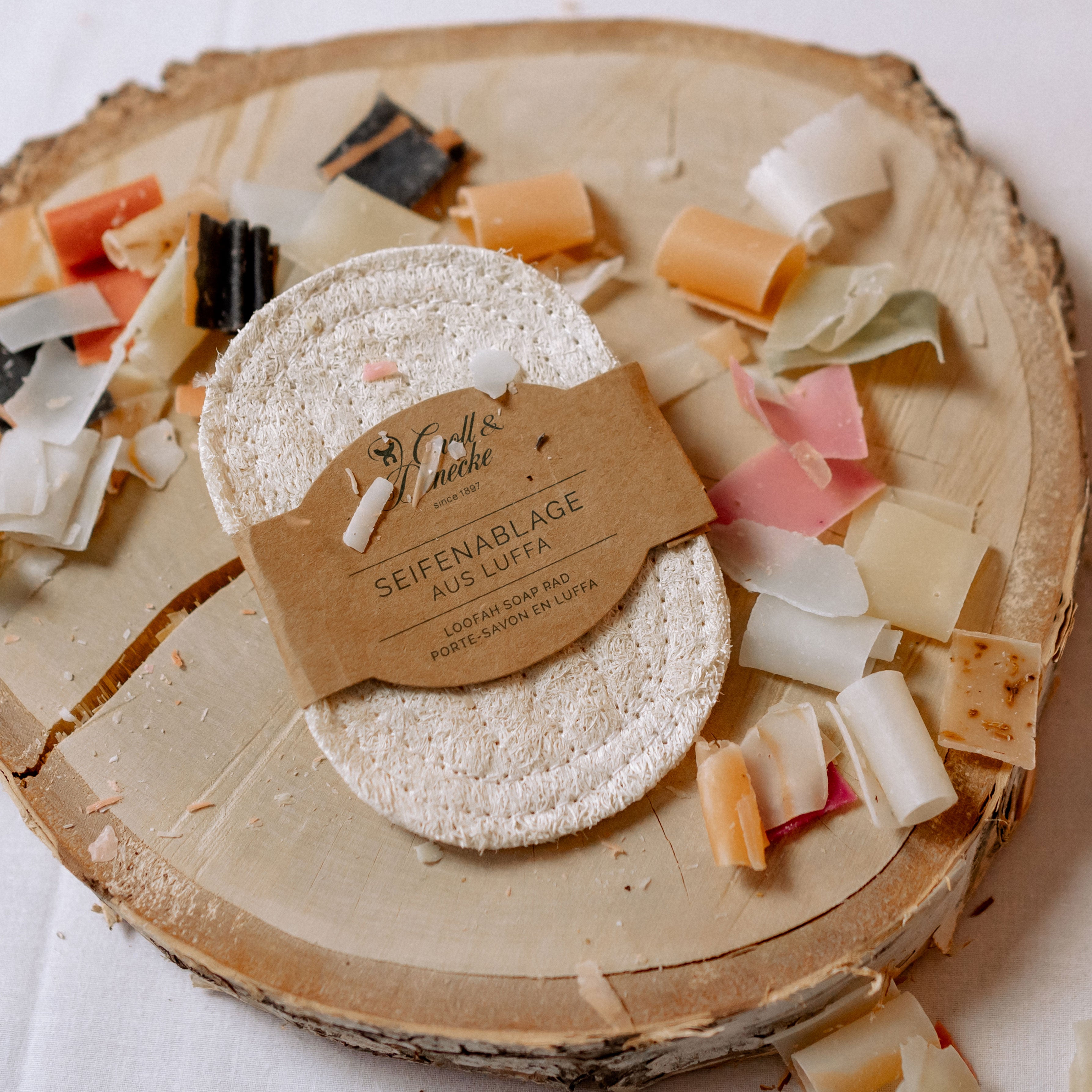 Nachhaltige Seifenablage