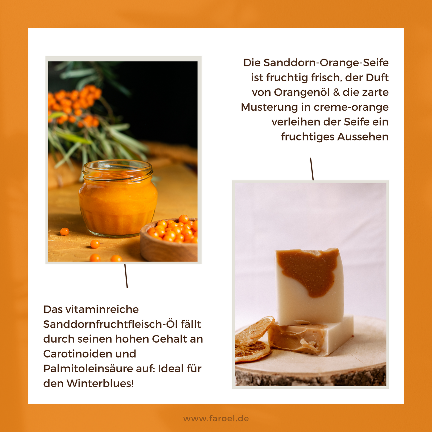 Naturseife Sanddorn-Orange