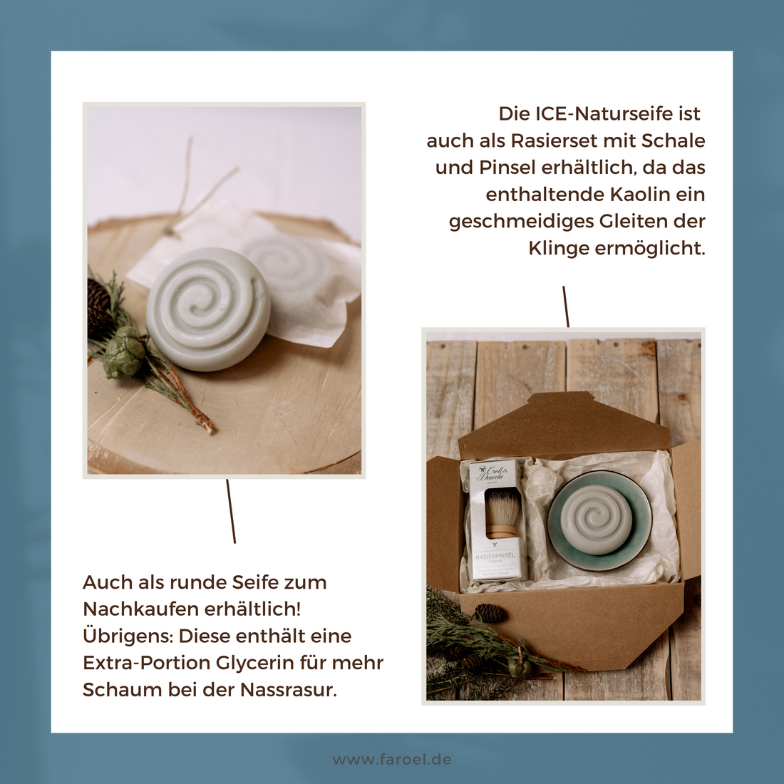 Handgemachte Rasierseife 